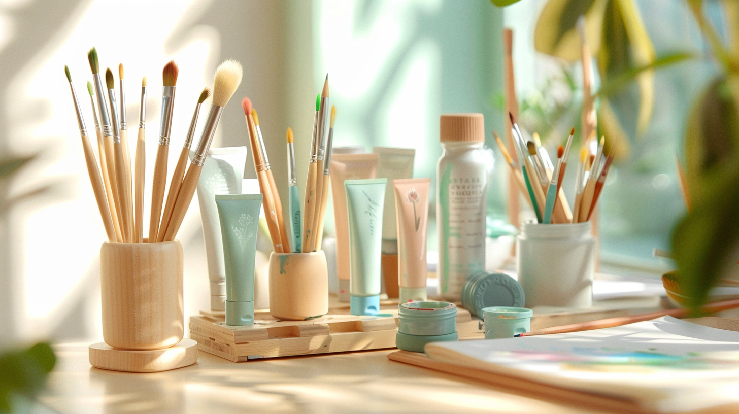 Materialien im Atelier