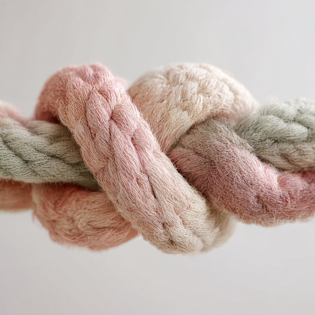 Symbolische Darstellung von Bindung und Halt